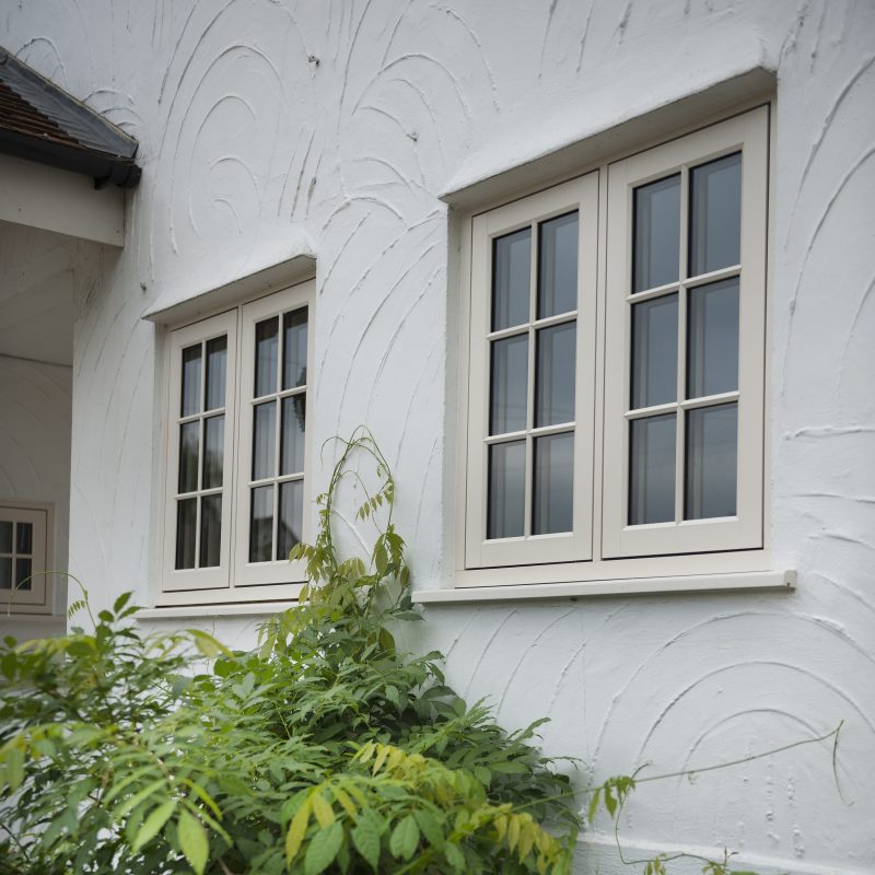 Double glazing in a range of frames and designs